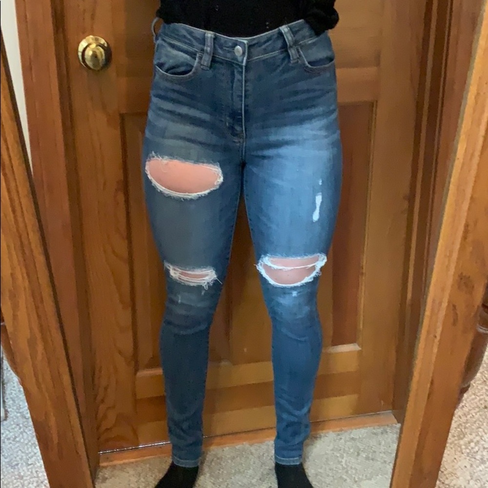 American eagle high waisted jeans